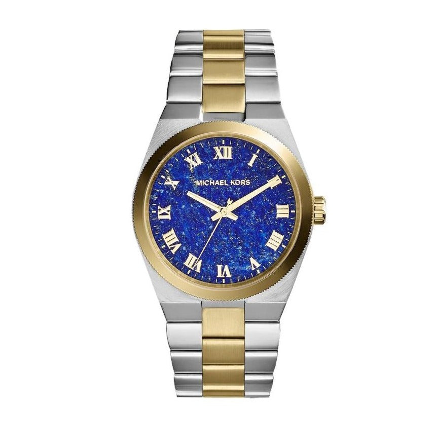 Michael Kors Channing Blue Dial Two Tone Steel Strap Watch For Women - MK5893 Buy Now By Michael Kors