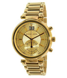 Michael Kors Sawyer White Dial Gold Steel Strap Watch for Women - MK6362 Buy Now By Michael Kors