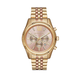 Michael Kors Lexington Gold Dial Gold Steel Strap Watch for Women - MK6473 Buy Now By Michael Kors