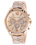 Michael Kors Whitney Chronograph Gold Dial Gold Steel Strap Watch For Women - MK6729 Buy Now By Michael Kors