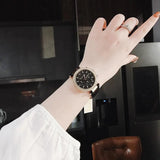 Michael Kors Parker Chronograph Black Dial Black Leather Strap Watch For Women - MK6984 Buy Now By Michael Kors