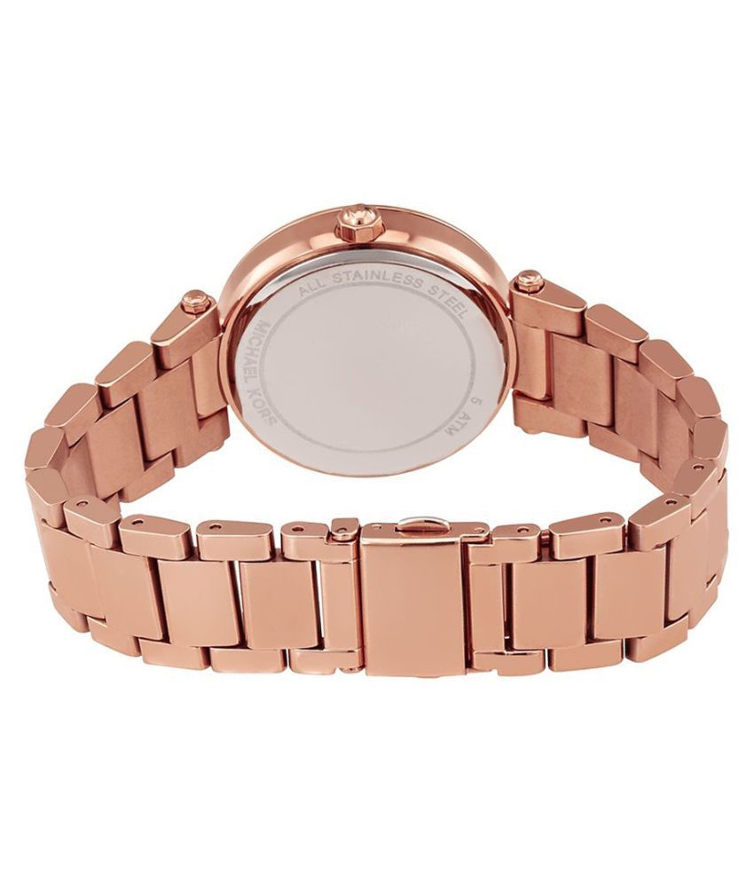 Michael Kors Parker Rose Gold Dial Steel Strap Watch for Women - MK6470 Buy Now By Michael Kors
