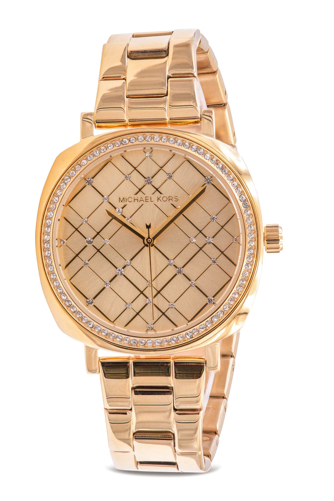 Michael Kors Nia Quartz Gold Dial Gold Steel Strap Watch For Women - MK3989 Buy Now By Michael Kors