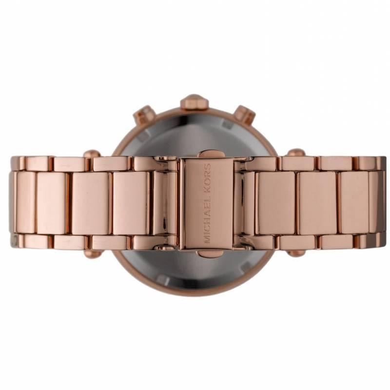 Michael Kors Parker Purple Dial Rose Gold Steel Strap Watch for Women - MK6169 Buy Now By Michael Kors