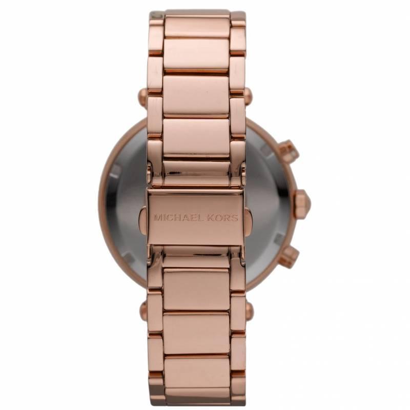 Michael Kors Parker Purple Dial Rose Gold Steel Strap Watch for Women - MK6169 Buy Now By Michael Kors