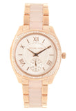 Michael Kors Bryn Rose Gold Dial Two Tone Steel Strap Watch for Women - MK6135 Buy Now By Michael Kors