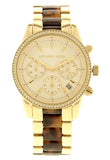 Michael Kors Ritz Gold Dial Two Tone Steel Strap Watch for Women - MK6322 Buy Now By Michael Kors