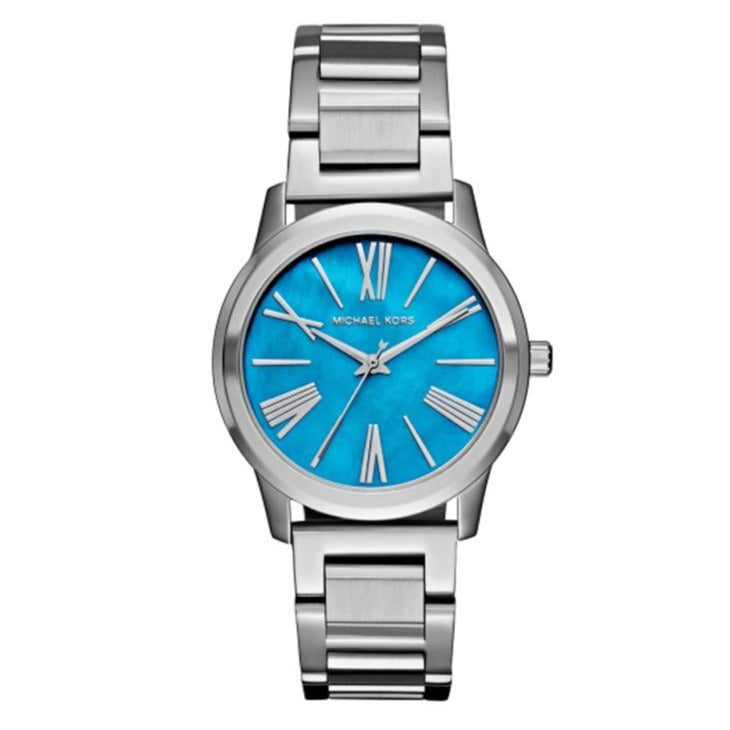 Michael Kors Hartman Quartz Blue Dial Silver Steel Strap Watch For Women - MK3519 Buy Now By Michael Kors