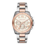Michael Kors Brecken Chronograph White Dial Two Tone Steel Strap Watch For Women - MK6368 Buy Now By Michael Kors