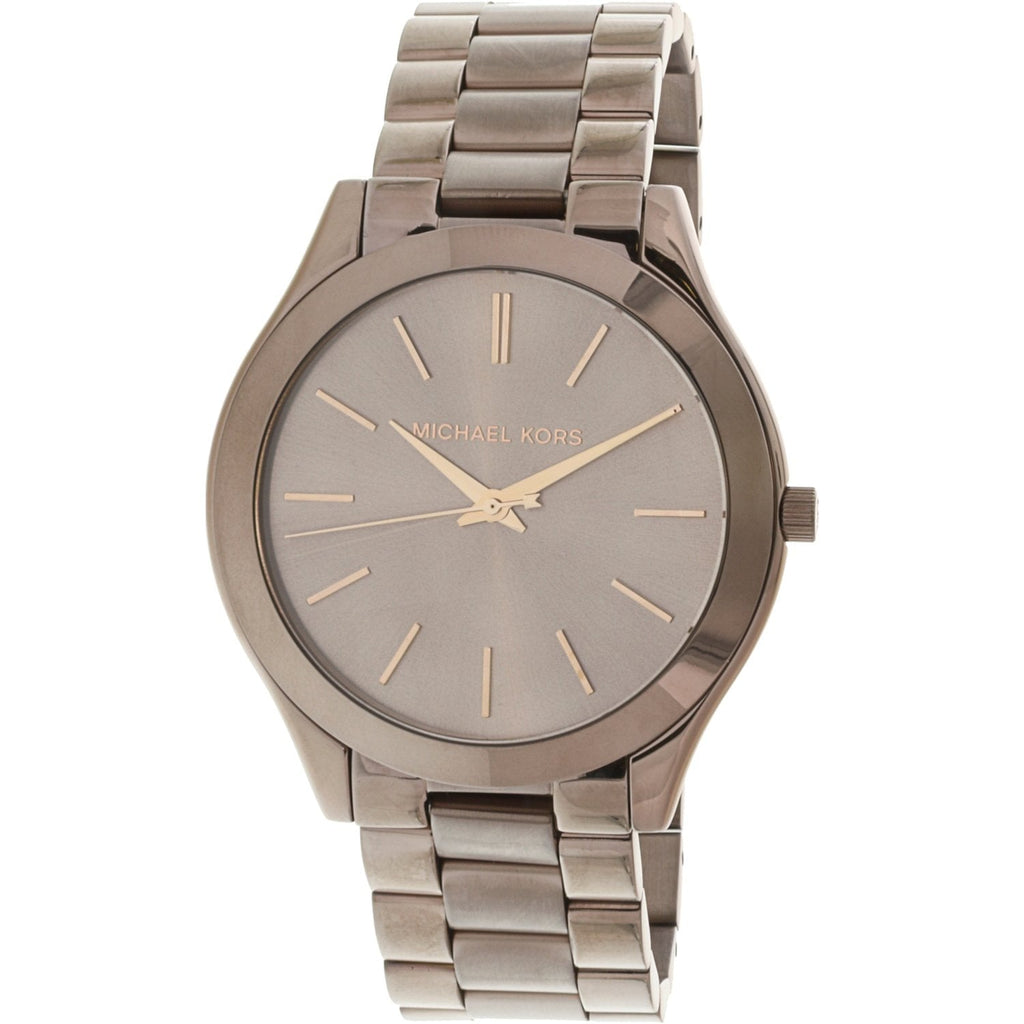 Michael Kors Runway Quartz Brown Dial Brown Steel Strap Watch For Women - MK3418 Buy Now By Michael Kors