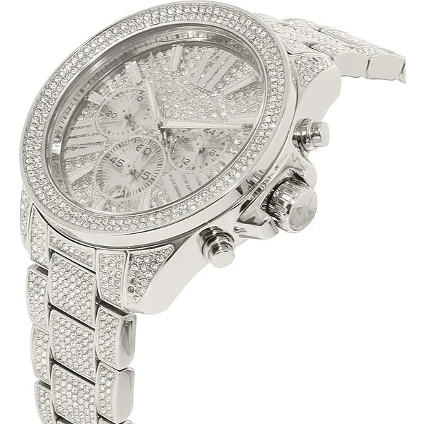 Michael Kors Wren Chronograph Crystals Silver Dial Silver Steel Strap Watch For Women - MK6317 Buy Now By Michael Kors