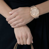 Michael Kors Bradshaw Rose Gold Dial Rose Gold Steel Strap Watch for Women - MK5503 Buy Now By Michael Kors