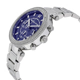 Michael Kors Parker Chronograph Blue Dial Silver Steel Strap Watch for Women - MK6117 Buy Now By Michael Kors