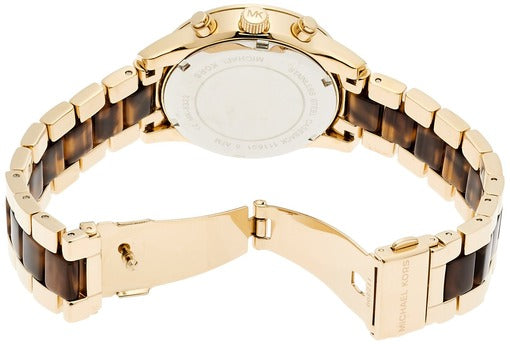 Michael Kors Ritz Gold Dial Two Tone Steel Strap Watch for Women - MK6322 Buy Now By Michael Kors