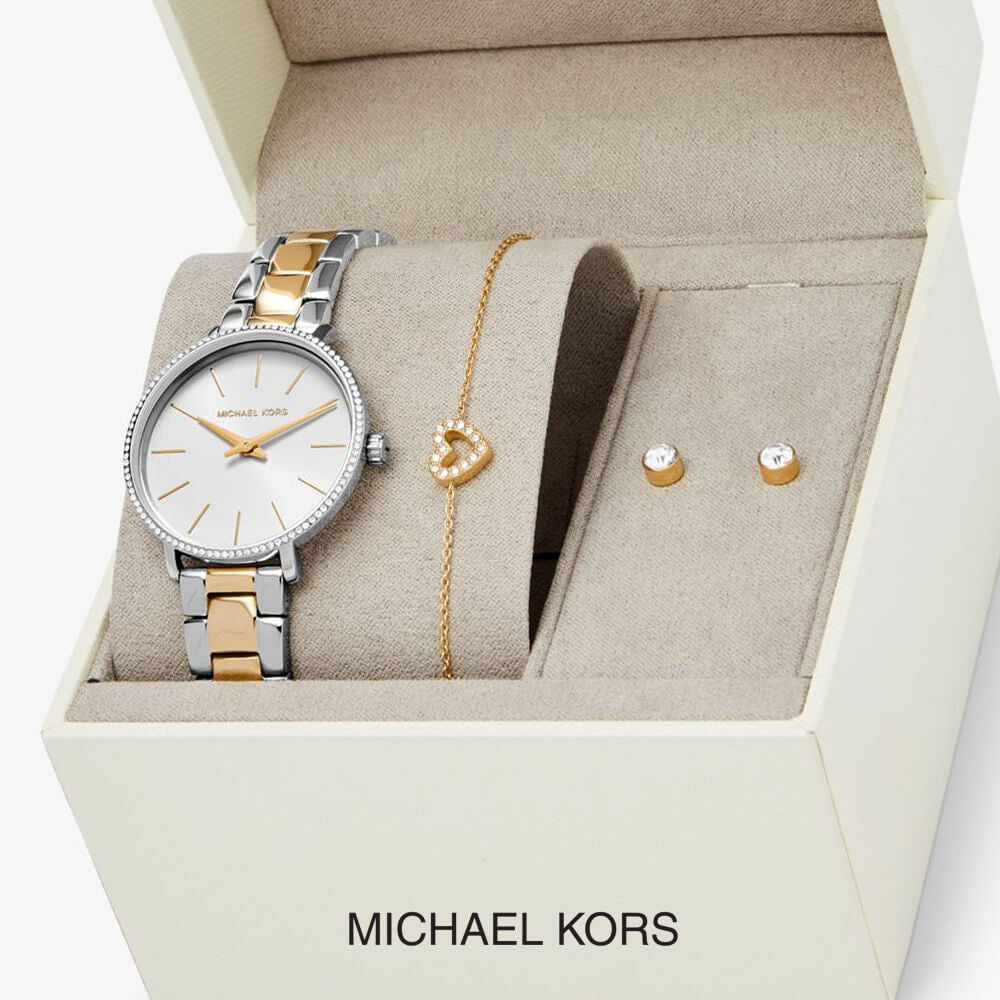 Michael Kors Pyper Quartz Silver Dial Two Tone Steel Strap Watch For Women - MK1041 Buy Now By Michael Kors