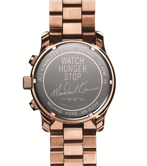 Michael Kors Runway Stop Hunger Quartz Blue Dial Rose Gold Steel Strap Watch For Men - MK8358 Buy Now By Michael Kors