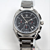 Maserati Trimarano Chronograph Black Dial Silver Stainless Steel Strap Watch For Men - R8873632003 Buy Now By Maserati