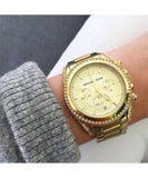 Michael Kors Runway Gold Dial Gold Steel Strap Watch for Women - MK5166 Buy Now By Michael Kors