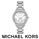 Michael Kors Sage Three-Hand White Dial Silver Steel Strap Watch for Women - MK4807 Buy Now By Michael Kors