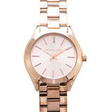 Michael Kors Slim Runway Rose Gold Dial Rose Gold Steel Strap Watch for Women - MK3513 Buy Now By Michael Kors