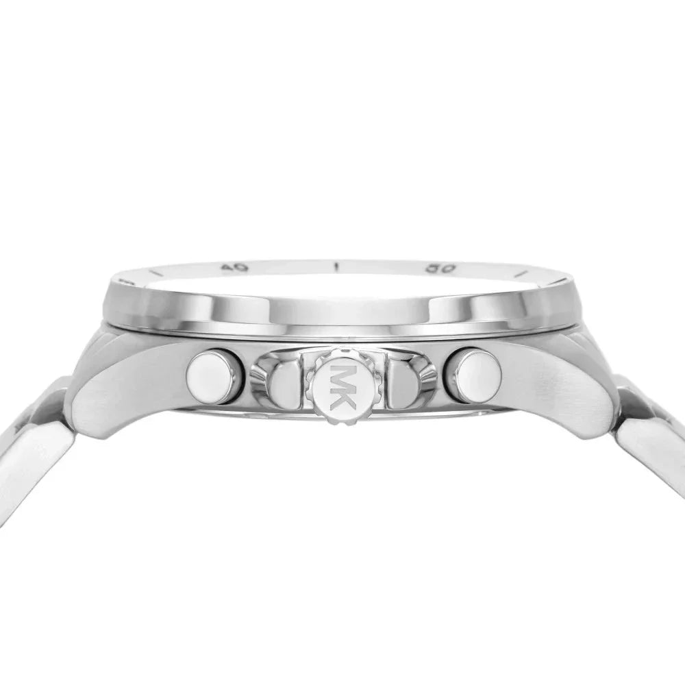 Michael Kors Brecken Chronograph Green Dial Silver Steel Strap Watch For Men - MK8984 Buy Now By Michael Kors