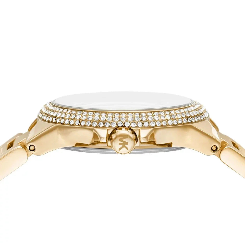 Michael Kors Camille Multifunction Green Dial Gold Steel Strap Watch For Women - MK6981 Buy Now By Michael Kors