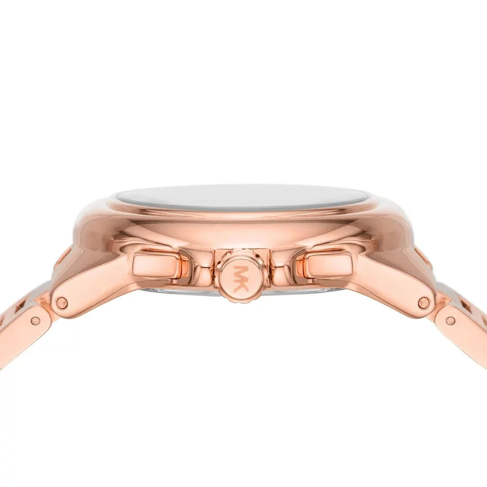 Michael Kors Camille Chronograph White Dial Rose Gold Steel Strap Watch For Women - MK7271 Buy Now By Michael Kors