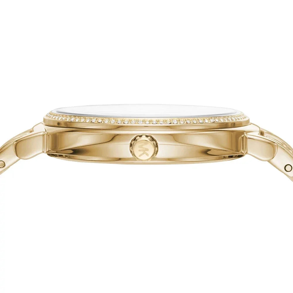 Michael Kors Cinthia Quartz Gold Dial Gold Steel Strap Watch For Women - MK3681 Buy Now By Michael Kors