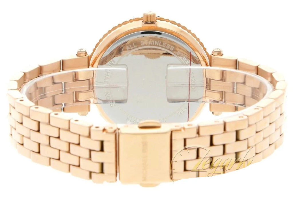 Michael Kors Darci Quartz Rose Gold Dial Rose Gold Steel Strap Watch For Women - MK4514 Buy Now By Michael Kors