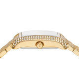 Michael Kors Emery Pave Analog Green Dial Gold Steel Strap Watch for Women - MK4742 Buy Now By Michael Kors