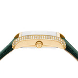 Michael Kors Emery Quartz Diamonds Green Dial Green Leather Strap Watch For Women - MK4697 Buy Now By Michael Kors