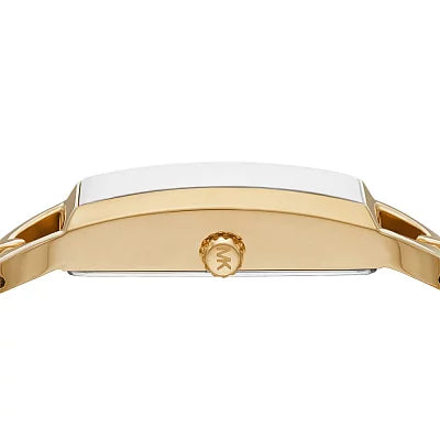 Michael Kors Empire Three Hand Gold Dial Gold Steel Strap Watch For Women - MK7406 Buy Now By Michael Kors