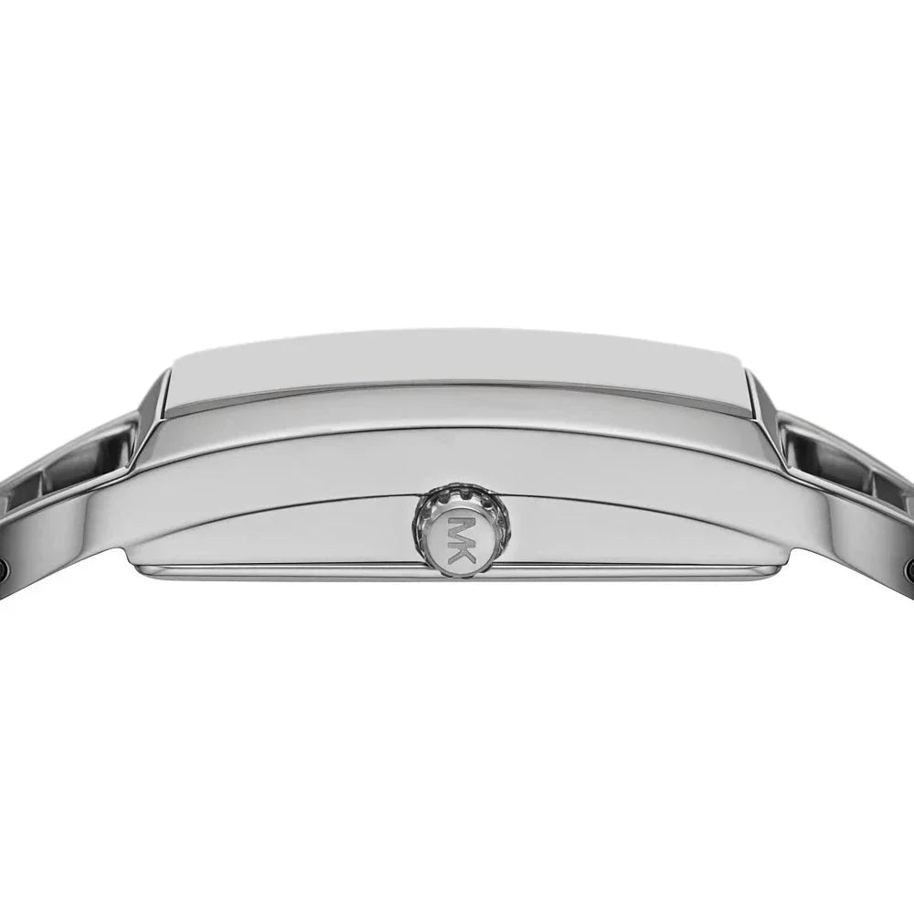 Michael Kors Empire Three-Hand Silver Dial Silver Steel Strap Watch for Women - MK4841 Buy Now By Michael Kors
