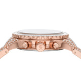 Michael Kors Everest Chronograph Crystals Rose Gold Dial Rose Gold Steel Strap Watch For Women - MK7235 Buy Now By Michael Kors