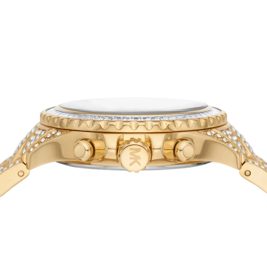 Michael Kors Everest Chronograph Crystals Gold Dial Gold Steel Strap Watch For Women - MK7254 Buy Now By Michael Kors