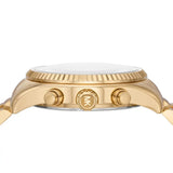 Michael Kors Lexington Chronograph Blue Dial Gold Steel Strap Watch For Women - MK7216 Buy Now By Michael Kors