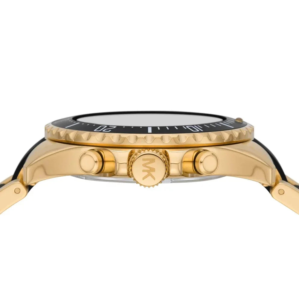 Michael Kors Everest Chronograph Black Dial Two Tone Steel Strap Watch For Men - MK8979 Buy Now By Michael Kors