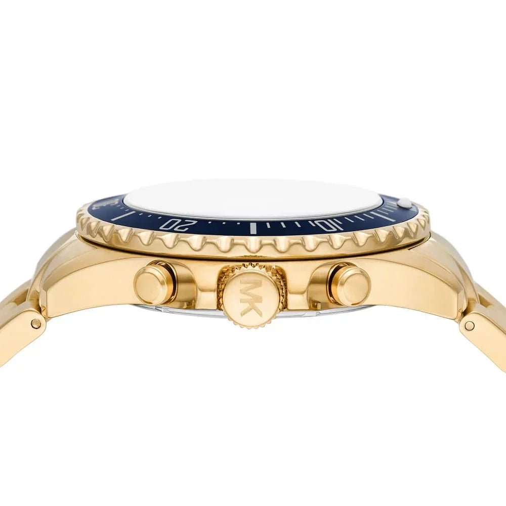 Michael Kors Everest Chronograph Blue Dial Two Tone Steel Strap Watch For Men - MK8978 Buy Now By Michael Kors