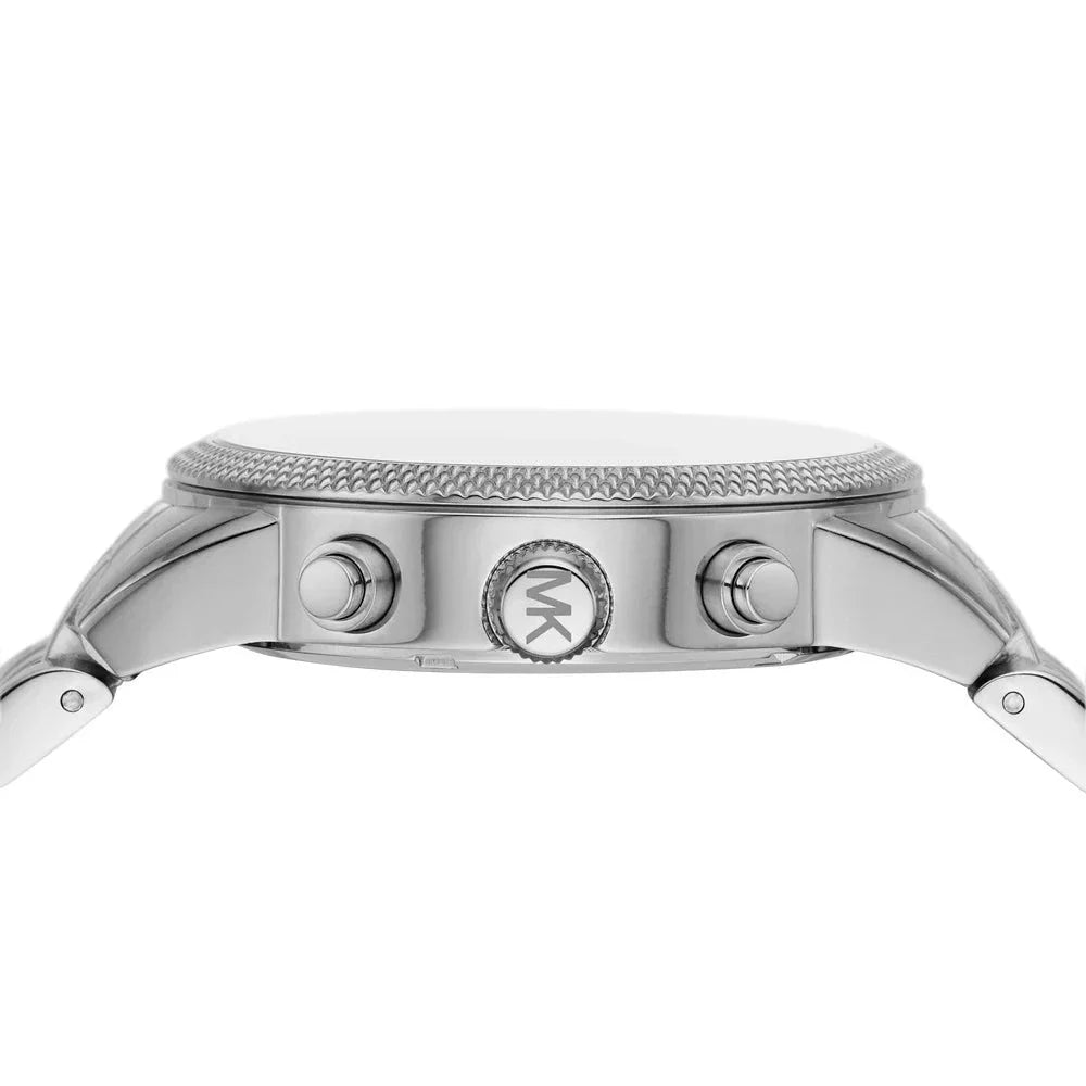 Michael Kors Hutton Chronograph Blue Dial Blue Steel Strap Watch For Men - MK8952 Buy Now By Michael Kors