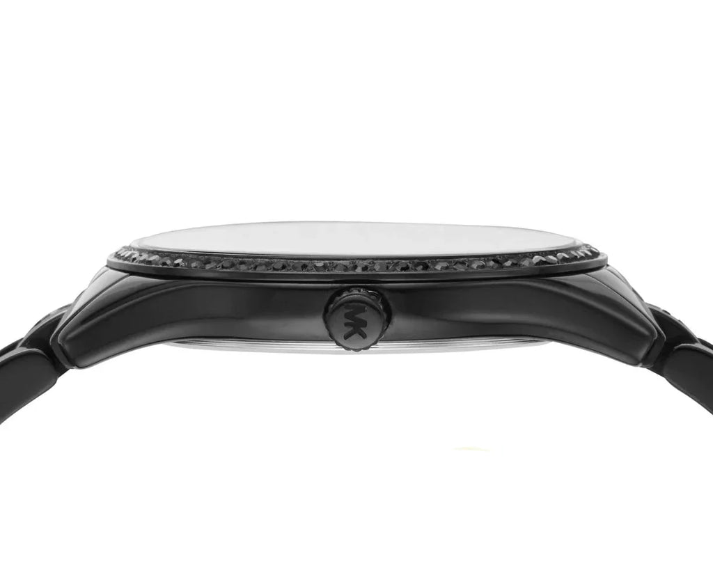 Michael Kors Lauryn Quartz Black Dial Black Steel Strap Watch For Women - MK4337 Buy Now By Michael Kors