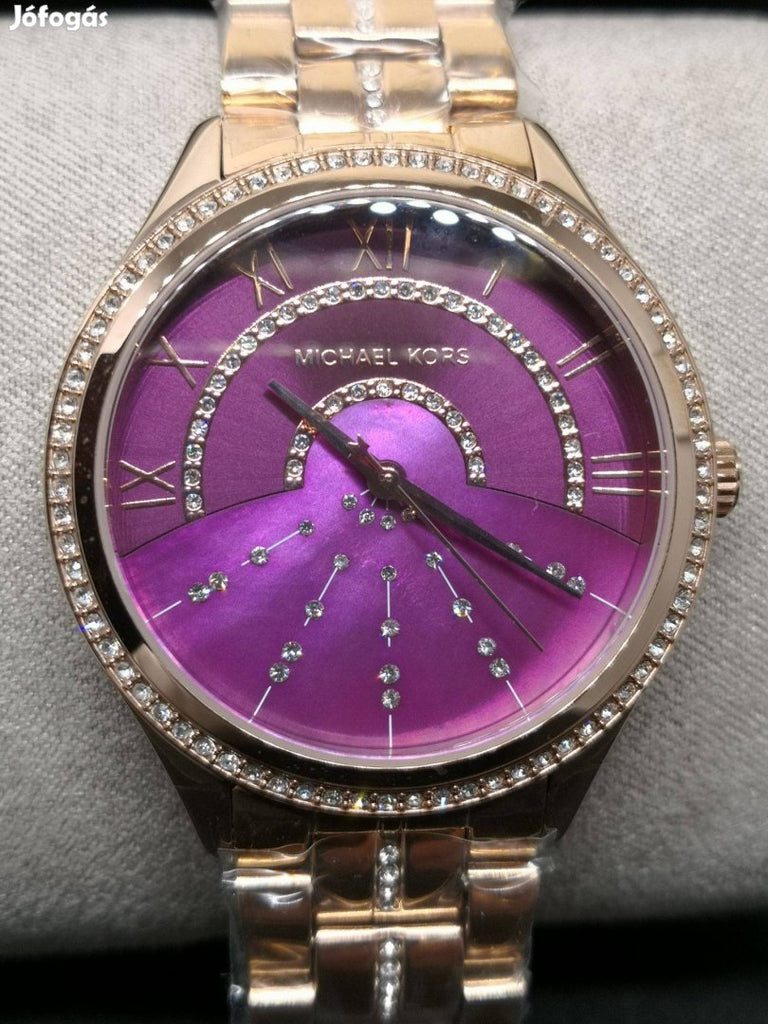 Michael Kors Lauryn Pink Dial Rose Gold Steel Strap Watch for Women - MK3722 Buy Now By Michael Kors