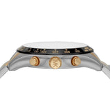 Michael Kors Layton Chronograph Black Dial Two Tone Steel Strap Watch For Men - MK8784 Buy Now By Michael Kors