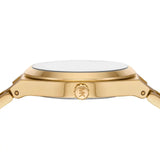 Michael Kors Lennox Analog Blue Dial Gold Steel Strap Watch for Women - MK7460 Buy Now By Michael Kors