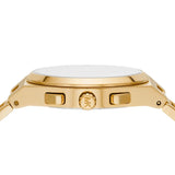 Michael Kors Lennox Chronograph White Dial Gold Steel Strap Watch For Men - MK9120 Buy Now By Michael Kors