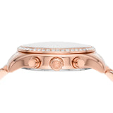 Michael Kors Lexington Chronograph Rose Gold Dial Rose Gold Steel Strap Watch for Women - MK7242 Buy Now By Michael Kors