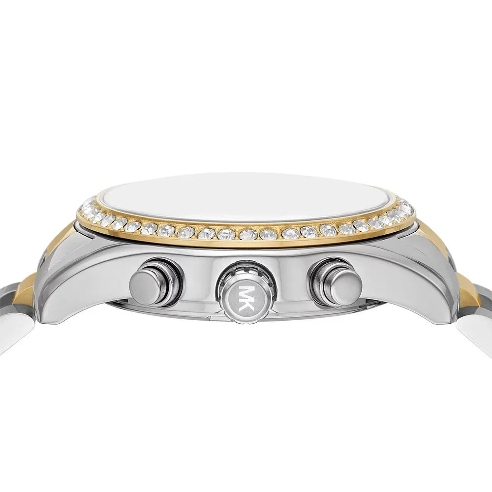 Michael Kors Lexington Chronograph Green Dial Two Tone Steel Strap Watch For Women - MK7303 Buy Now By Michael Kors