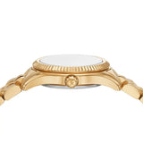 Michael Kors Lexington Pave Three-Hand Green Dial Gold Steel Strap Watch for Women - MK4842 Buy Now By Michael Kors