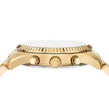 Michael Kors Lexington Chronograph Blue Dial Gold Steel Strap Watch for Men - MK9153 Buy Now By Michael Kors