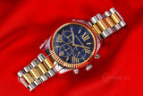 Michael Kors Lexington Chronograph Blue Dial Two Tone Steel Strap Watch For Women - MK7218 Buy Now By Michael Kors