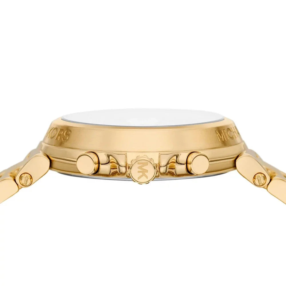 Michael Kors Maren Chronograph Gold Dial Gold Steel Strap Watch for Women - MK7493 Buy Now By Michael Kors